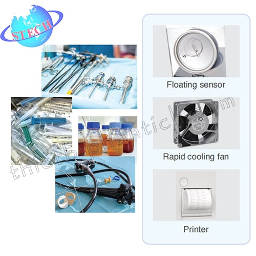 Nồi hấp tiệt trùng y tế kiểu đứng 117 lít, ALP Nhật Bản CLM-40L